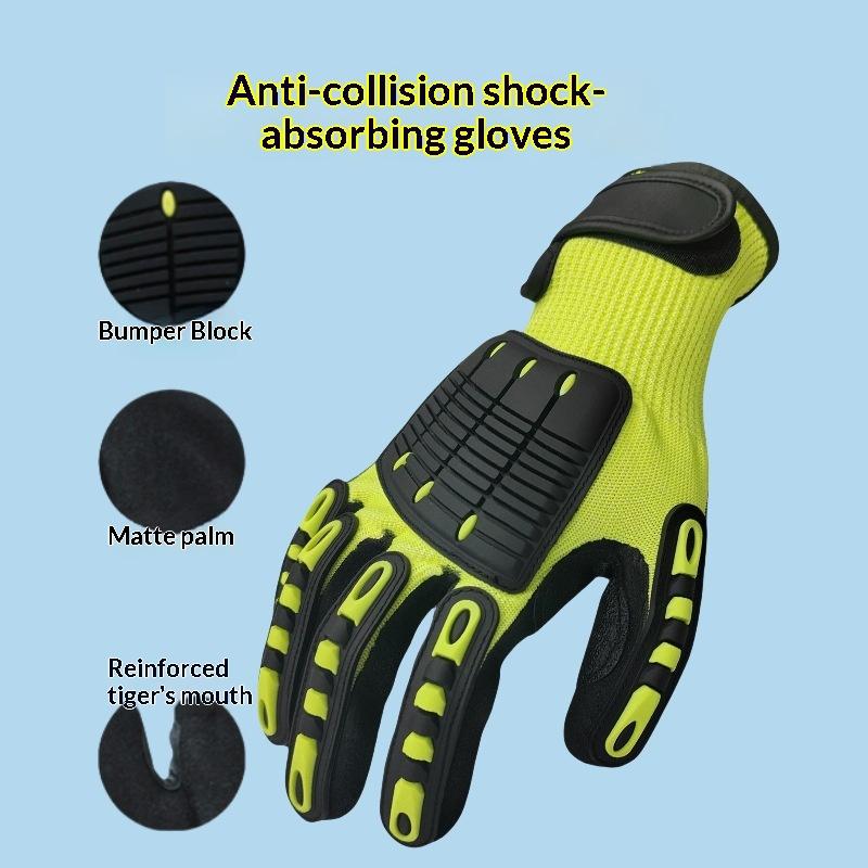 Work Glove Impact - 1 Pair Cut & Impact Resistant