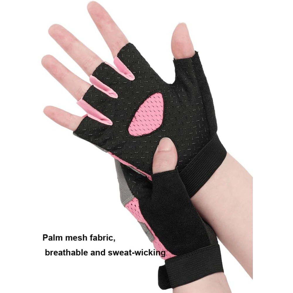 Workout Glove Gym - Breathable Workout Gloves for Women with