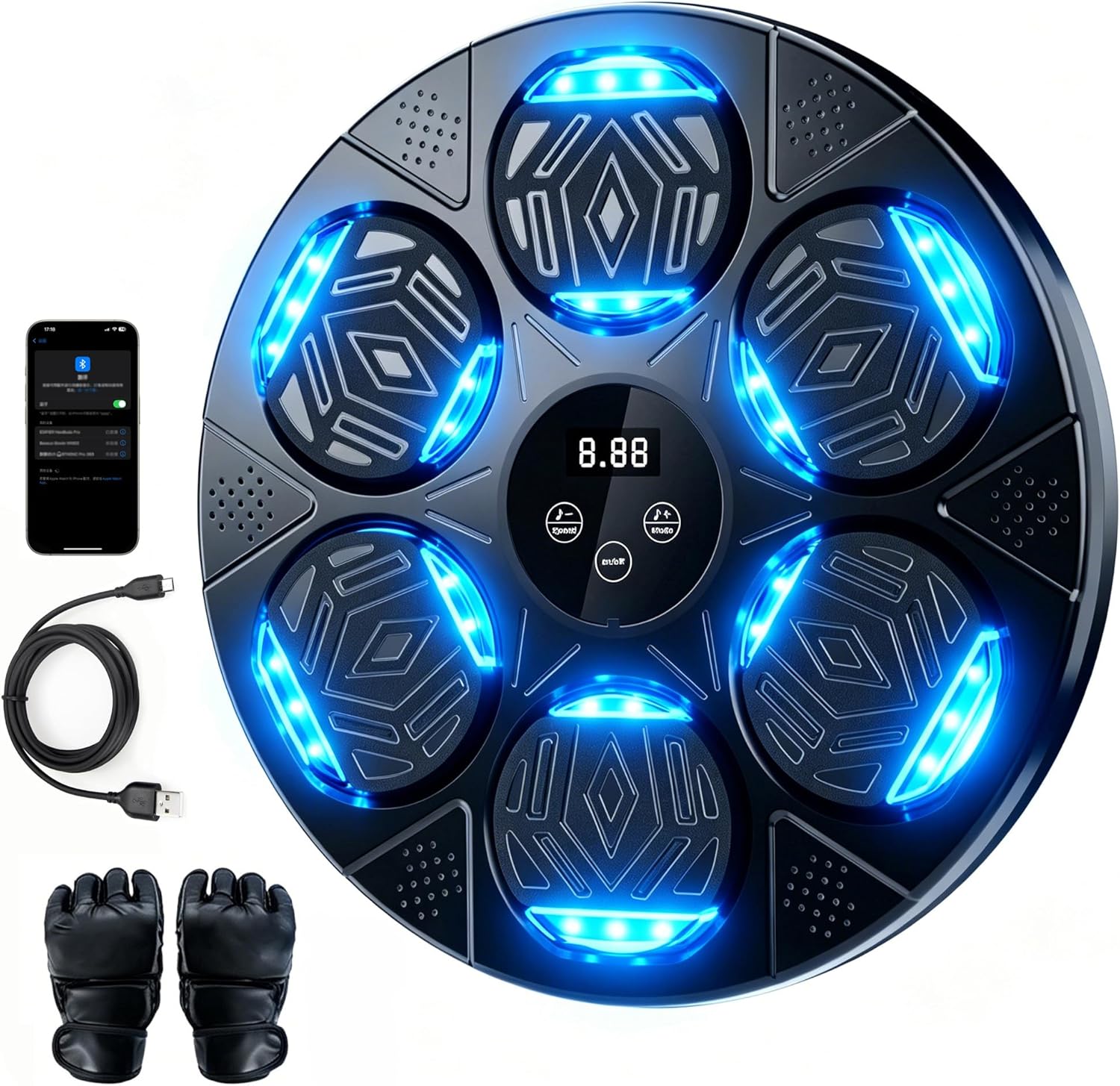 Workout Glove Gym - 2026 Smart Bluetooth Music Boxing Machine