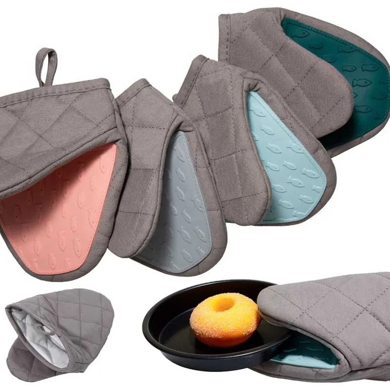 1PC Silicone Anti-scalding Ove - Oven Mitt Silicone 评论和价格