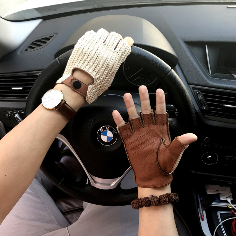 2025 New Men genuine leather g - Leather Driving Glove 评论和价格