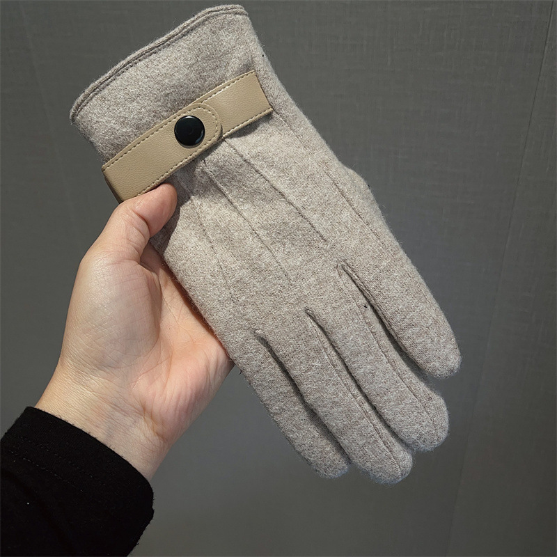 Gloves Men Wool Fleece Lined T - Wool Glove Lined 评论和价格