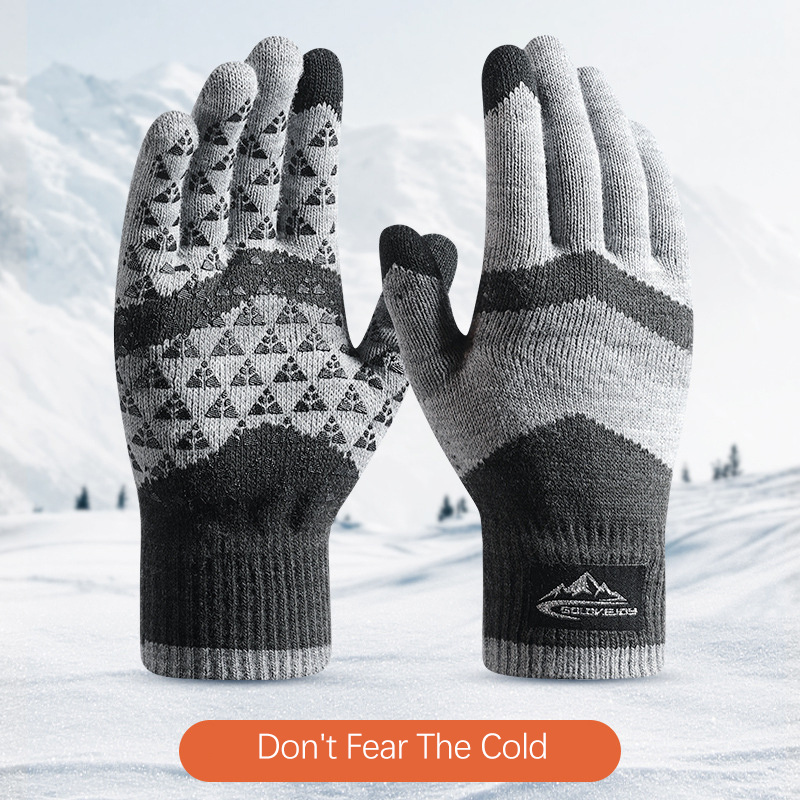 Unisex Winter Warm Knit Gloves - Winter Glove Insulated 评论和价格