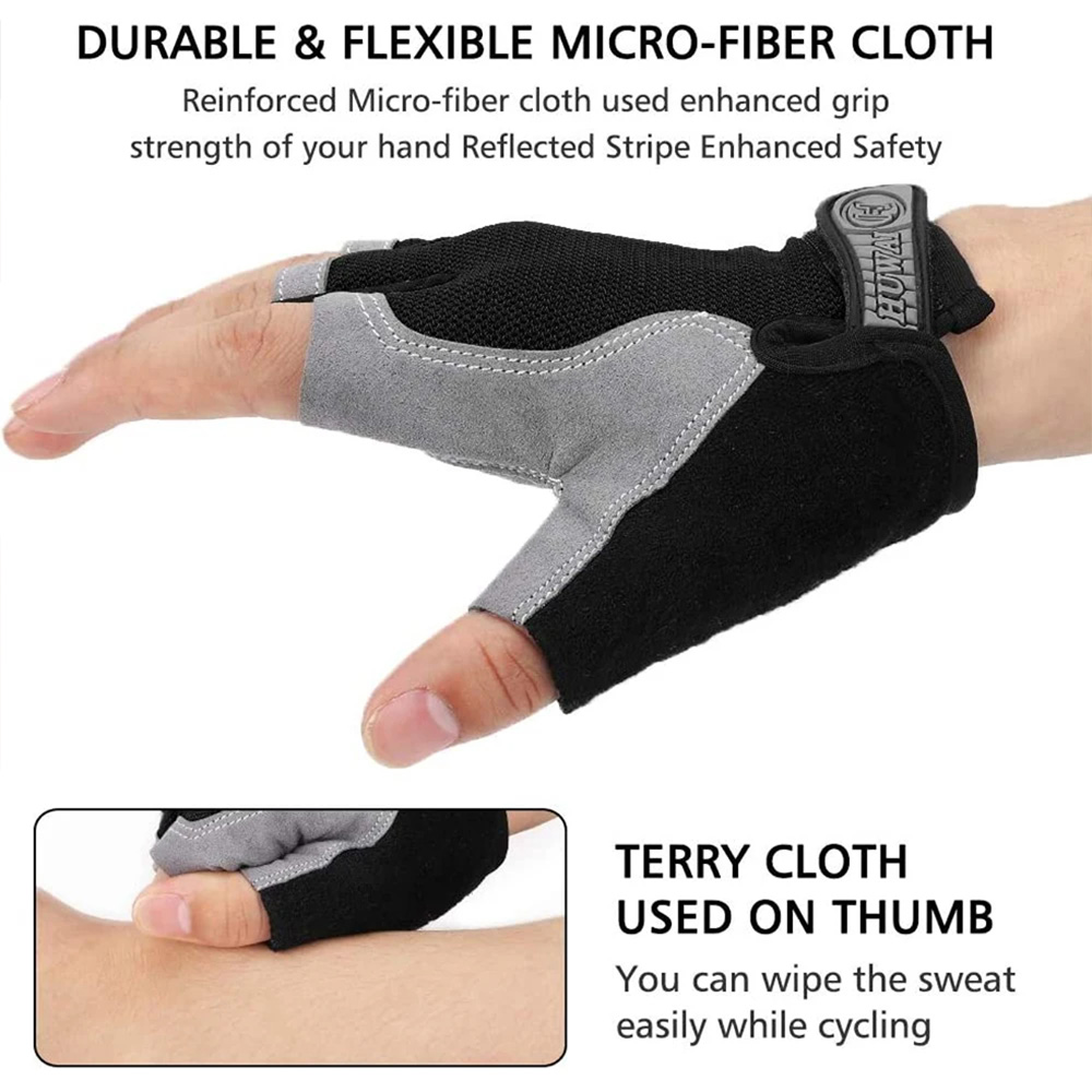 Non-Slip Half-Finger Training  - Workout Glove Gym 评论和价格
