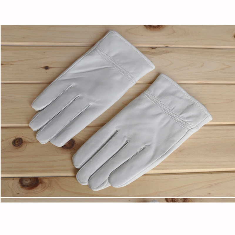2025 Winter Genuine Leather Wh - Leather Driving Glove 评论和价格