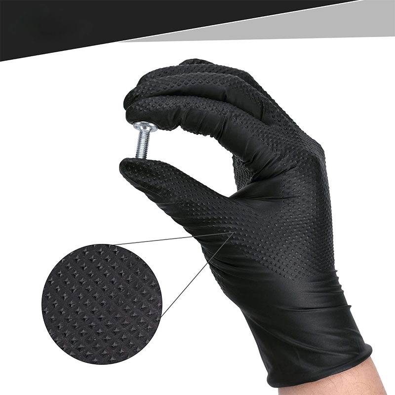 2-100PCS 8mil Heavy Duty Indus - Nitrile Mechanic Glove 评论和价格