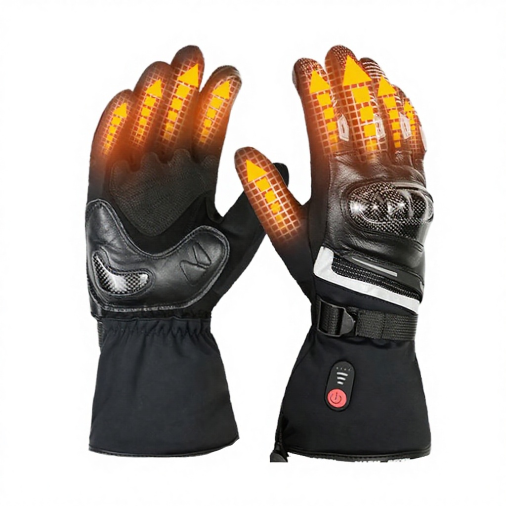 7.4V Heated Motorcycle Gloves, - Motorcycle Glove Knuckle 评论和价格