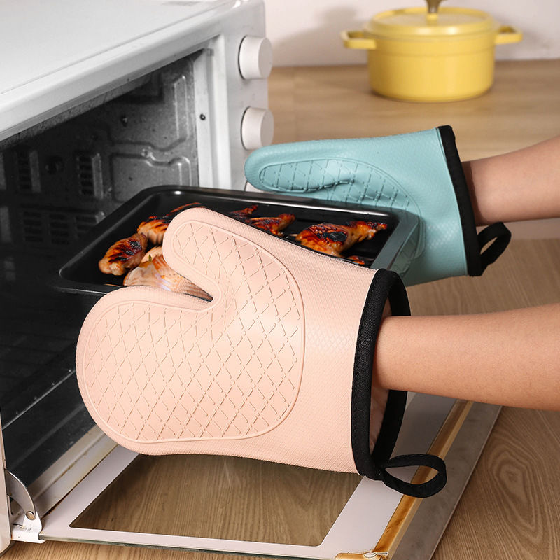 2pcs heat insulation gloves, a - Oven Mitt Silicone 评论和价格