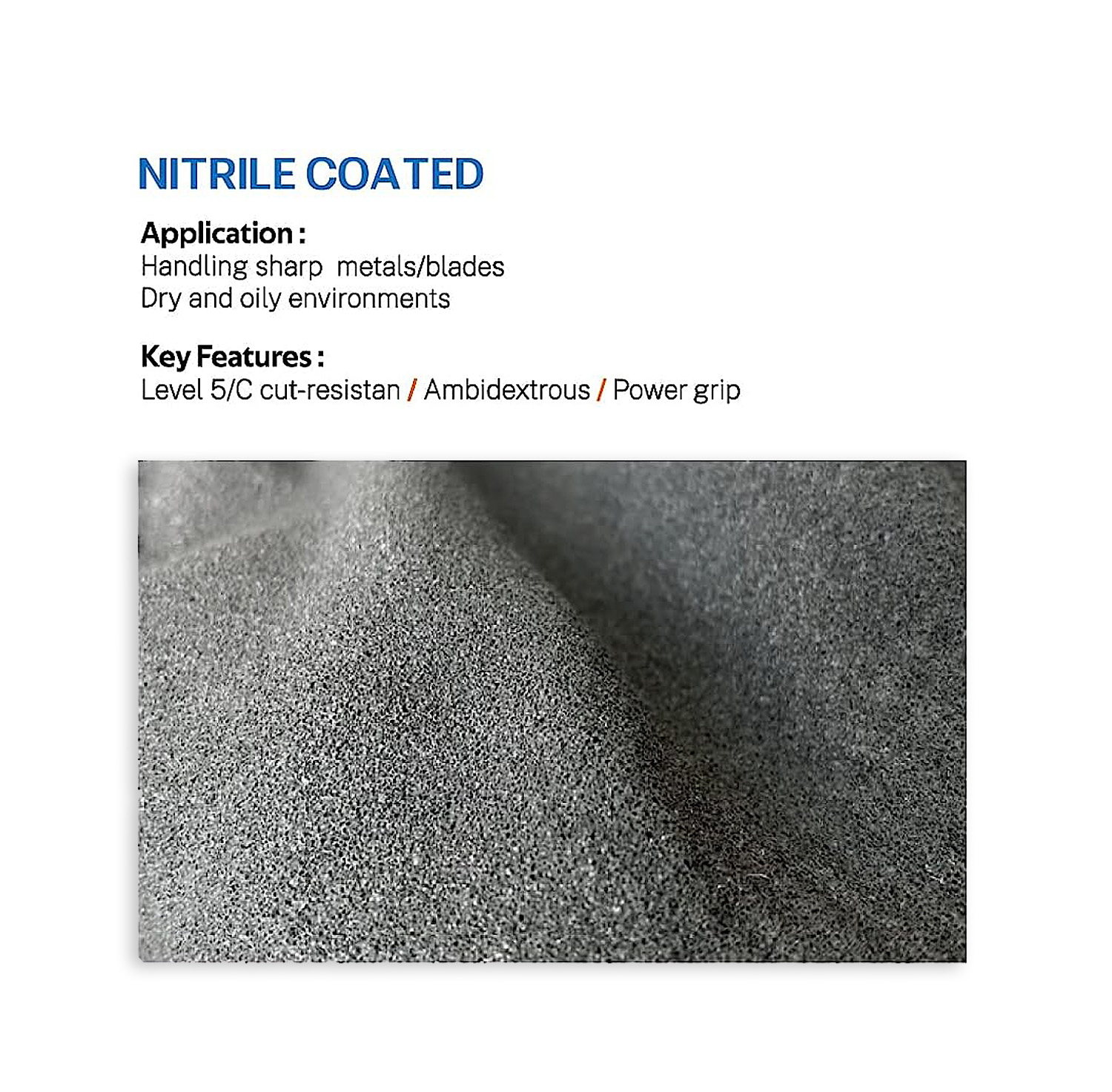 1/3Pair, Level 5Cut-Resistant  - Nitrile Mechanic Glove 评论和价格