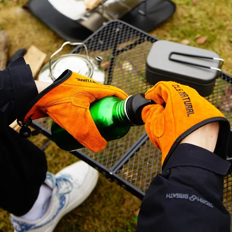 Heat Resistant BBQ Gloves Cowh - Heat Resistant Glove 评论和价格