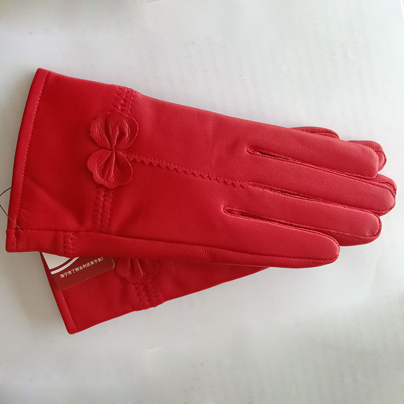 Women Genuine Leather Winter W - Wool Glove Lined 评论和价格