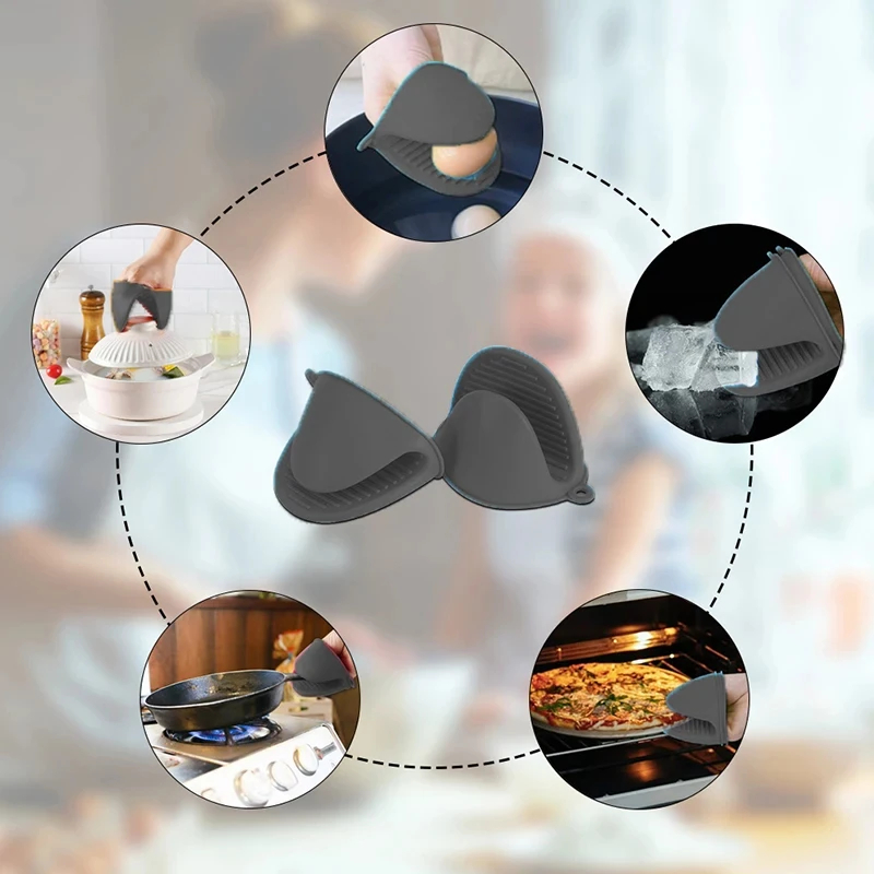 2pcs Mini Oven Gloves Silicone - Oven Mitt Silicone 评论和价格