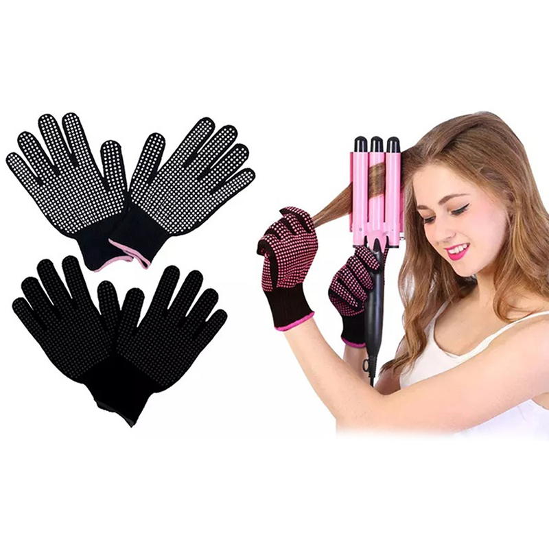 1Pc New Double-sided Hair Stra - Heat Resistant Glove 评论和价格