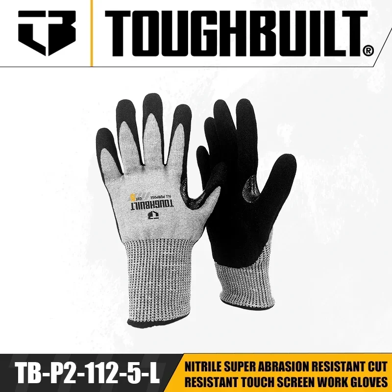 TOUGHBUILT TB-P2-112-5-L/S/M N - Nitrile Mechanic Glove 评论和价格