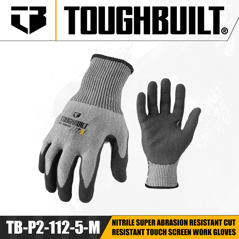 TOUGHBUILT TB-P2-112-5-L/S/M N - Nitrile Mechanic Glove 评论和价格
