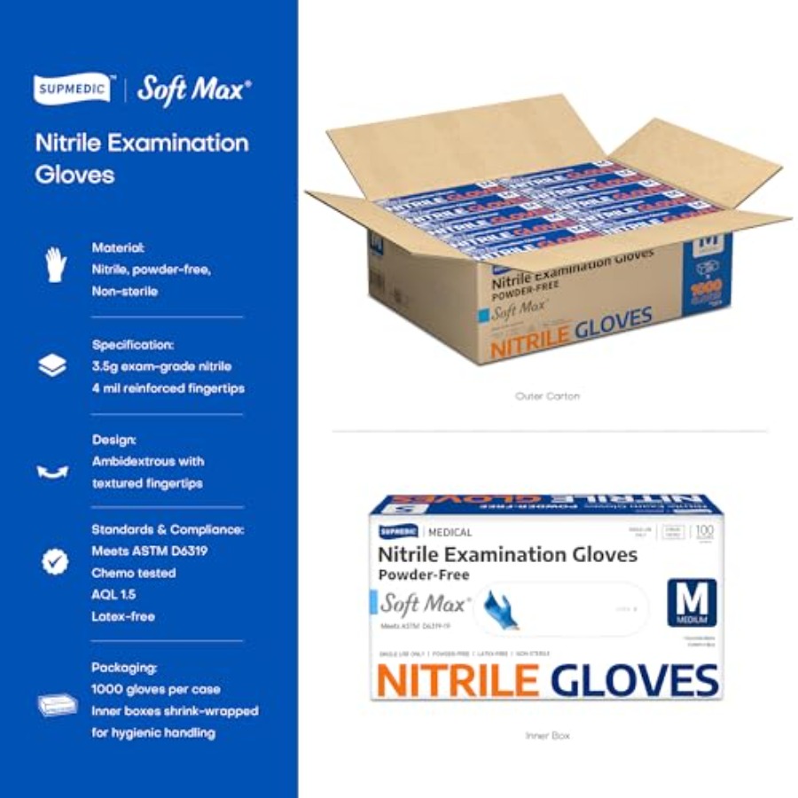 Medical Soft Max™ Nitrile Exam - Exam Glove Nitrile 评论和价格