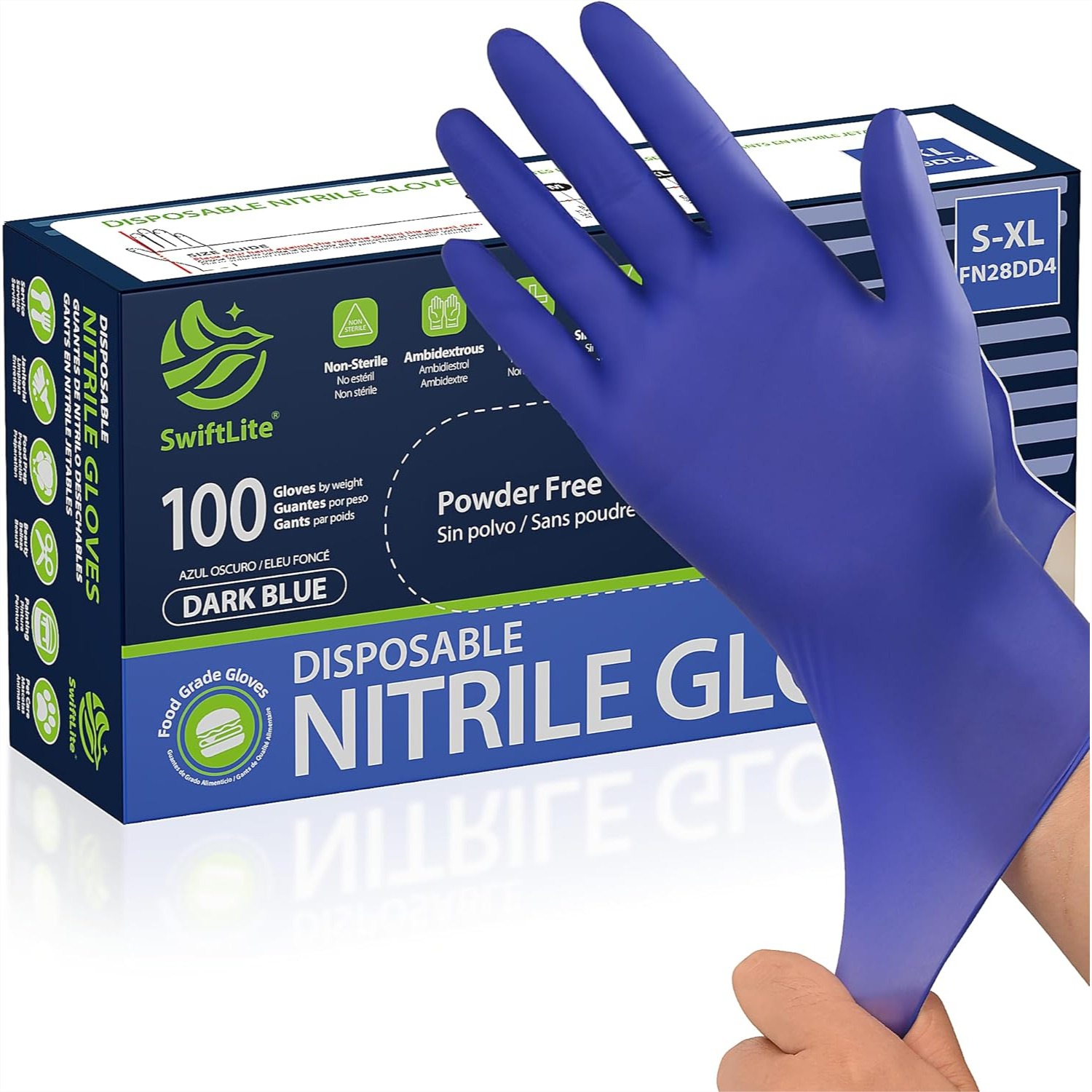 Disposable Nitrile Gloves for  - Rubber Glove Cleaning 评论和价格