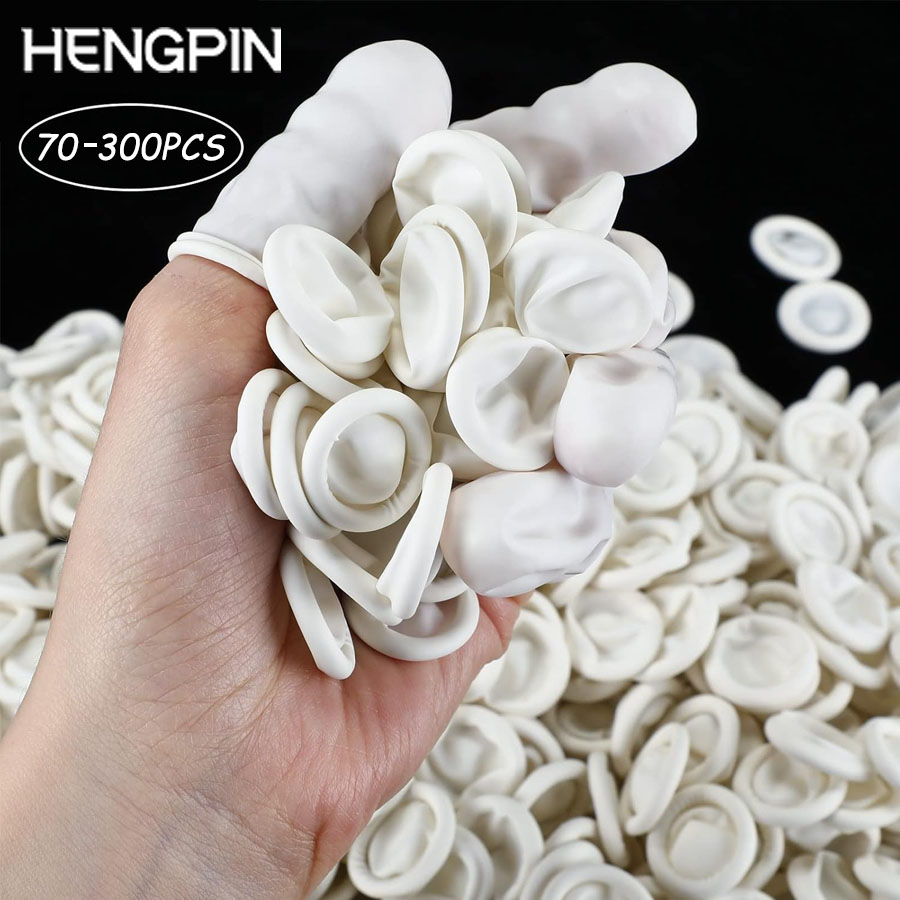 HENGPIN 70/300pcs Fingertips P - Latex Disposable Glove 评论和价格