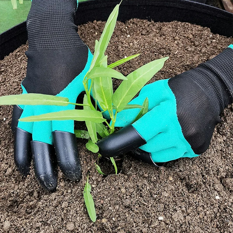 1Pair Gardening Gloves with Cl - Gardening Glove Waterproof 评论和价格