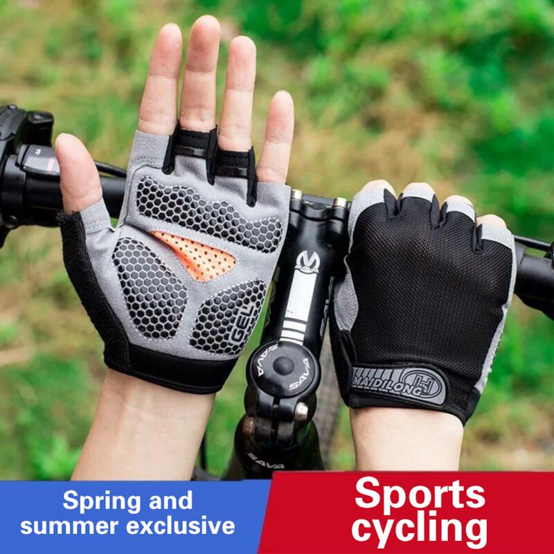 Half Finger Cycling Gloves Men - Cycling Glove Padded 评论和价格