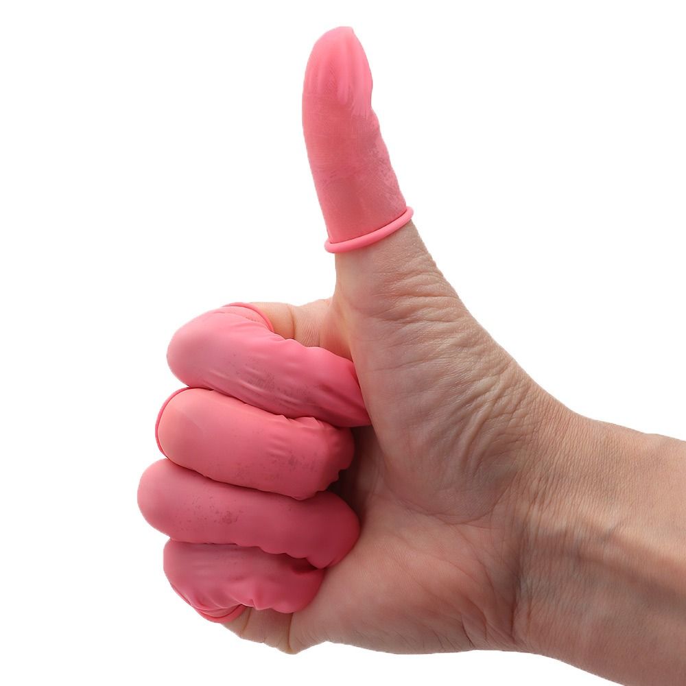 100/300PCS Anti-static Latex D - Latex Disposable Glove 评论和价格