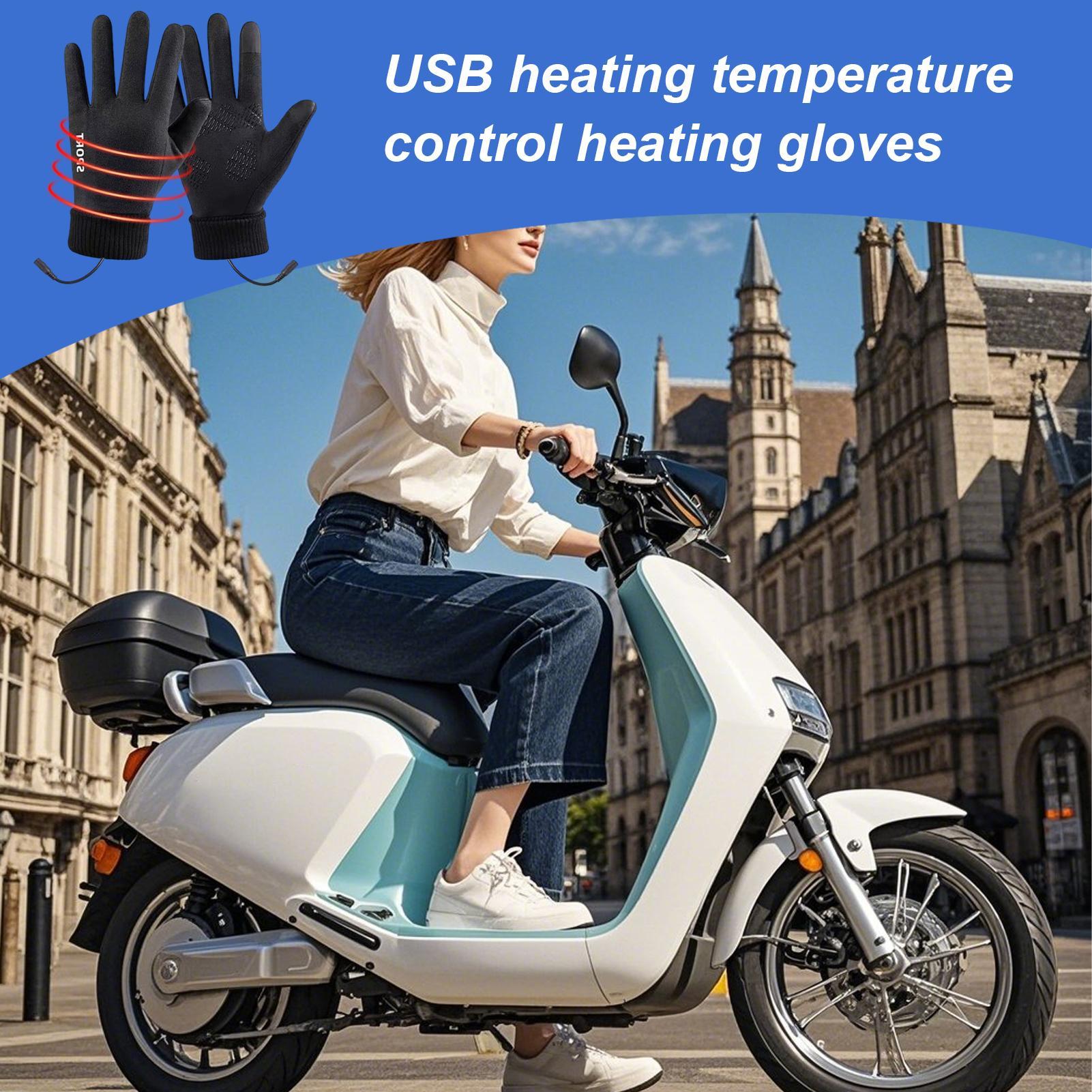 Heated Ski Gloves USB Heated W - Ski Glove Waterproof 评论和价格