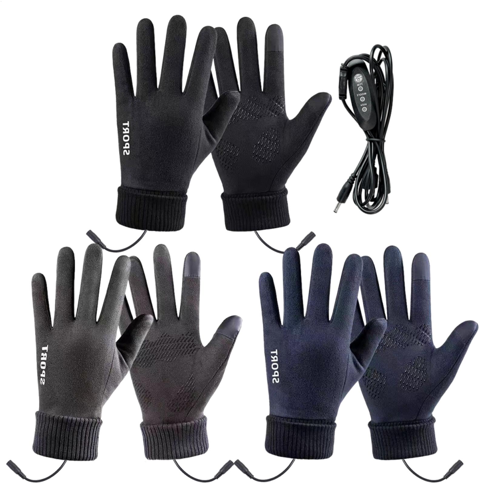 Heated Ski Gloves USB Heated W - Ski Glove Waterproof 评论和价格