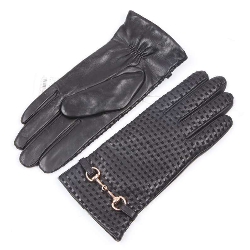 Real Leather Gloves Female The - Wool Glove Lined 评论和价格
