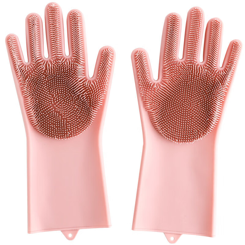 Silicone Dishwashing Gloves, M - Dish Glove Rubber 评论和价格