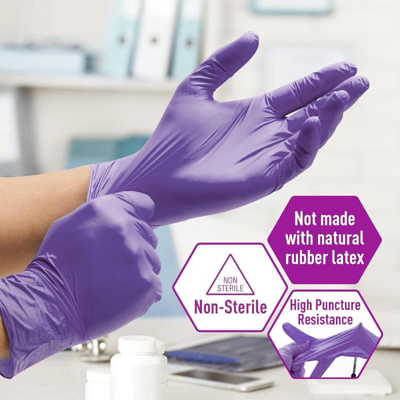 Soft Max Purple Nitrile Gloves - Exam Glove Nitrile 评论和价格