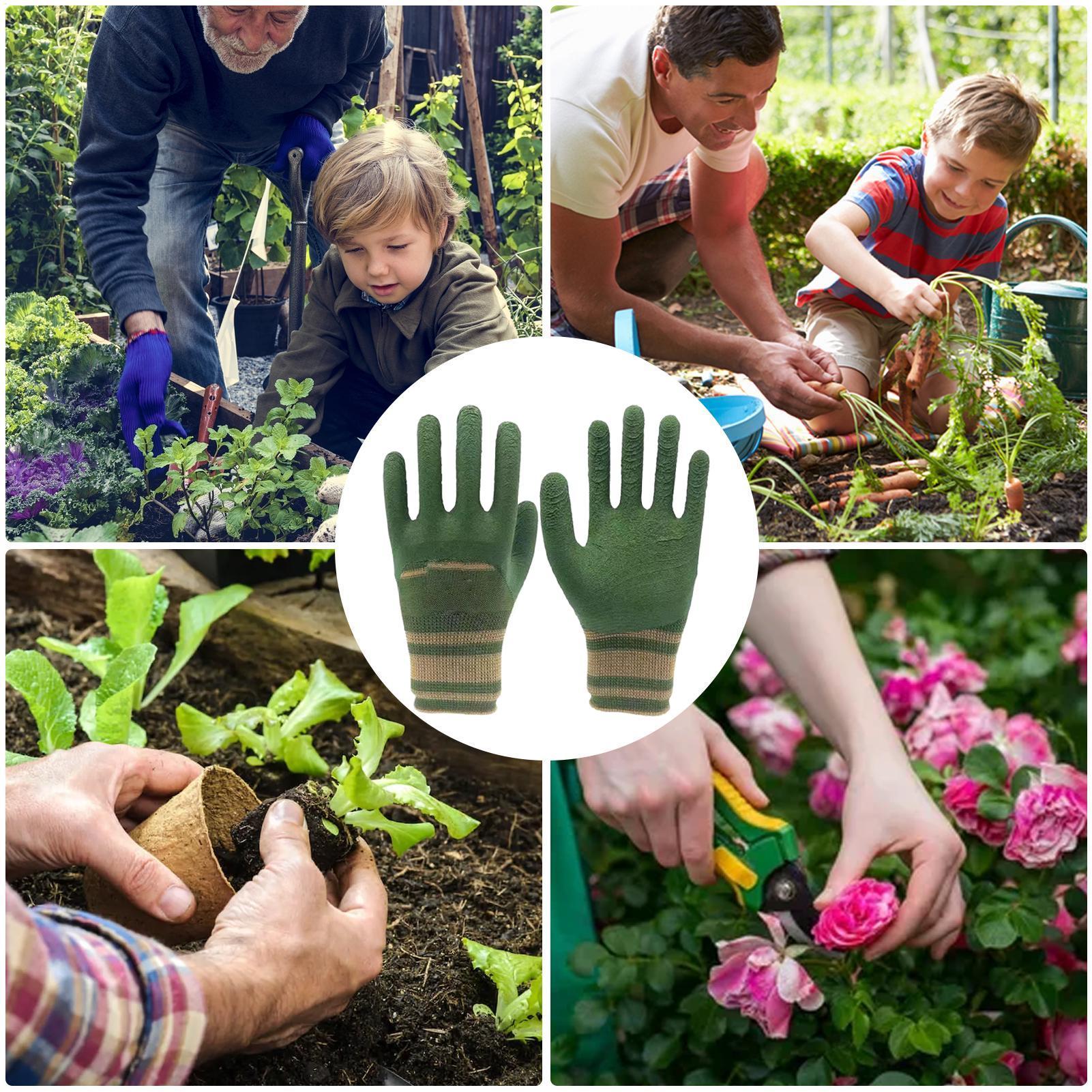 1Pair of Gardening Gloves Rubb - Gardening Glove Waterproof 评论和价格