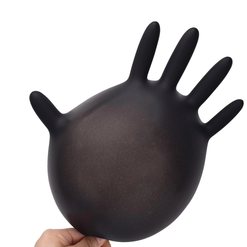 20PCS Black Disposable Nitrile - Latex Disposable Glove 评论和价格