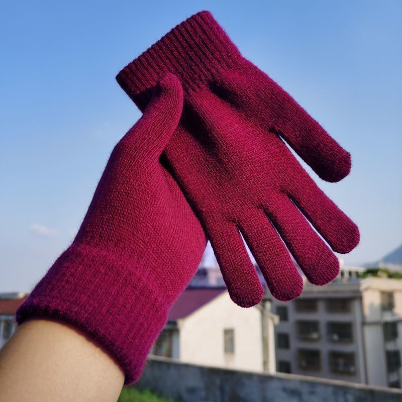 Men's and Women's Knitted Wool - Wool Glove Lined 评论和价格