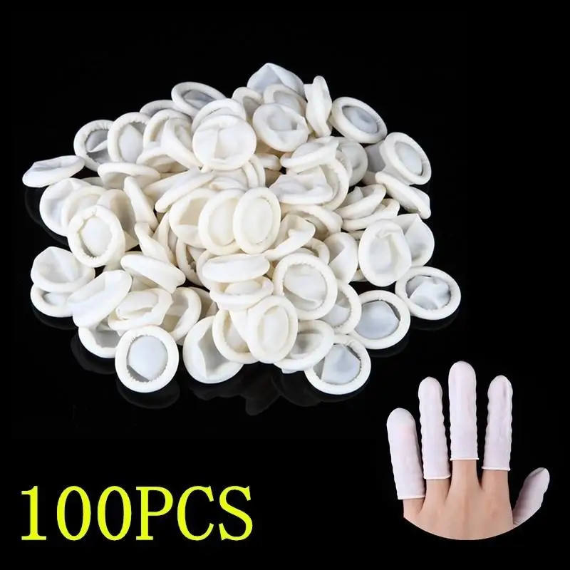 100Pcs Disposable Latex Finger - Latex Disposable Glove 评论和价格