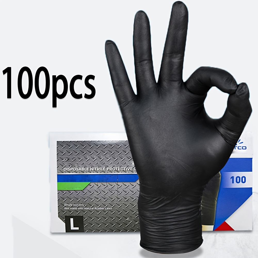 Black Disposable Nitrile Glove - Nitrile Mechanic Glove 评论和价格