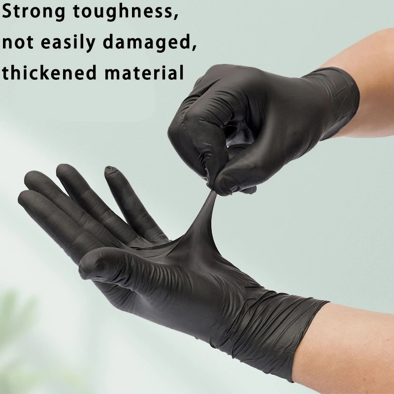 Black Disposable Nitrile Glove - Nitrile Mechanic Glove 评论和价格