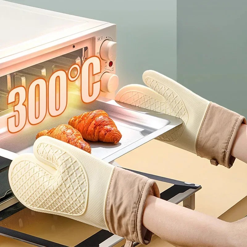 1PC Heat-Resistant Silicone Ov - Oven Mitt Silicone 评论和价格
