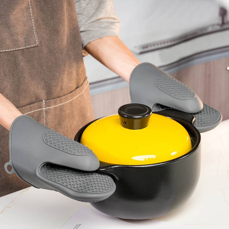 Thickened silicone hand clip,  - Oven Mitt Silicone 评论和价格