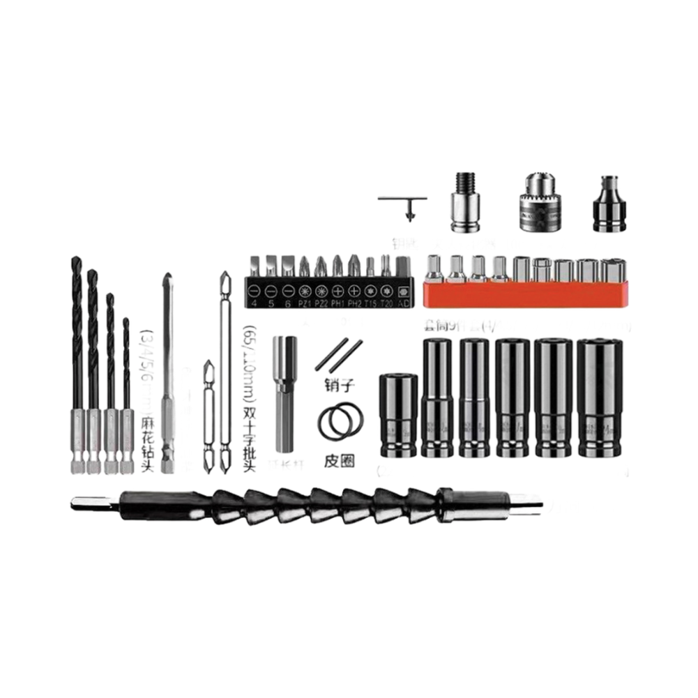 42 Piece Socket Set 1/2 Inch f - Work Glove Impact 评论和价格