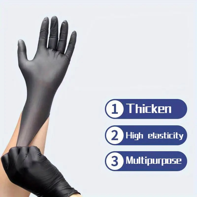 100/50/20PCS Black Nitrile Glo - Nitrile Mechanic Glove 评论和价格