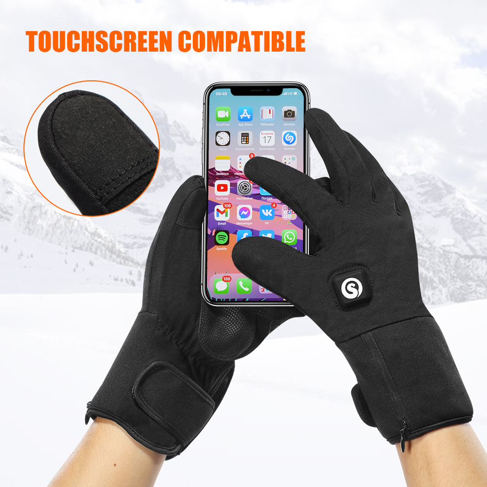 Winter Electric Heated Gloves  - Ski Glove Waterproof 评论和价格