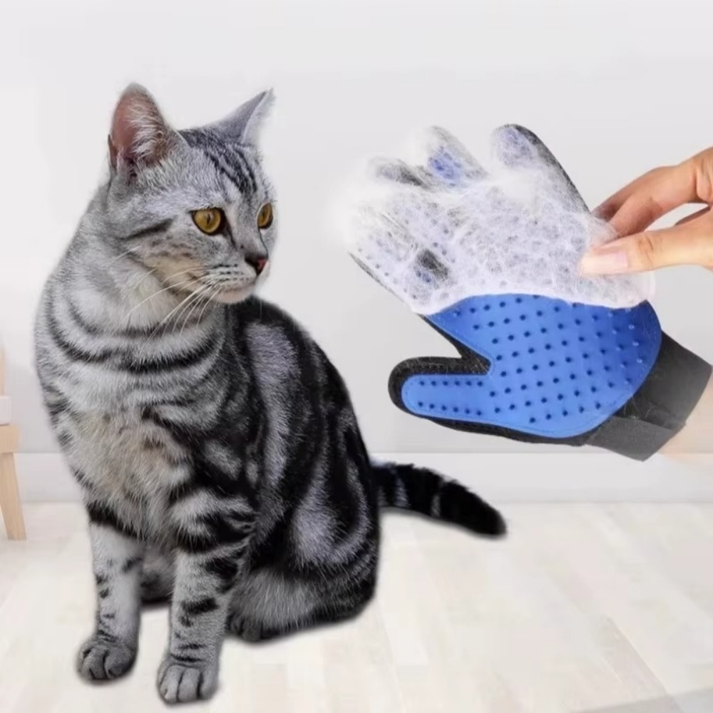 Pet Cat Dog Grooming Gloves Ca - Rubber Glove Cleaning 评论和价格