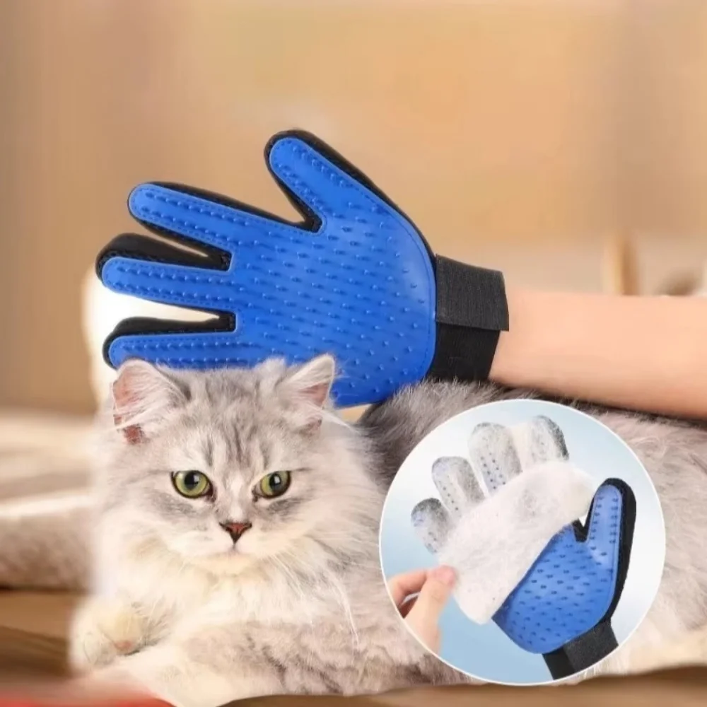 Pet Cat Dog Grooming Gloves Ca - Rubber Glove Cleaning 评论和价格