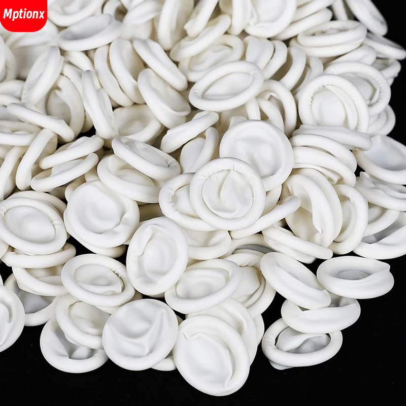 100PCS Disposable Finger Cover - Latex Disposable Glove 评论和价格