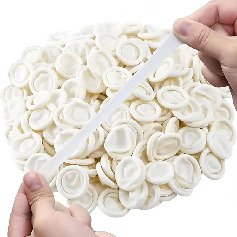 100PCS Disposable Finger Cover - Latex Disposable Glove 评论和价格