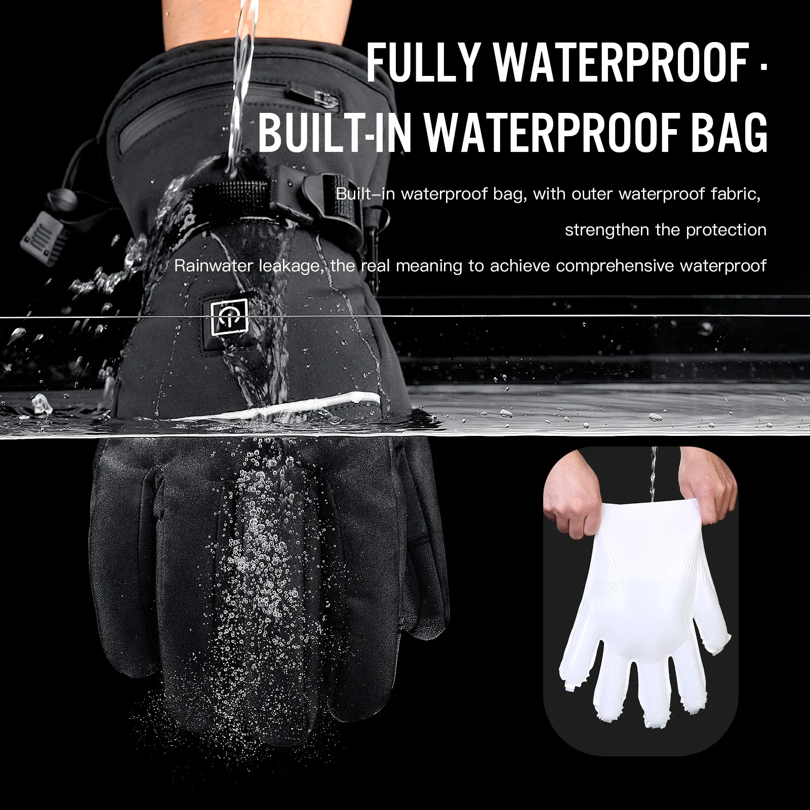 Electric Heated Gloves Motorcy - Gardening Glove Waterproof 评论和价格