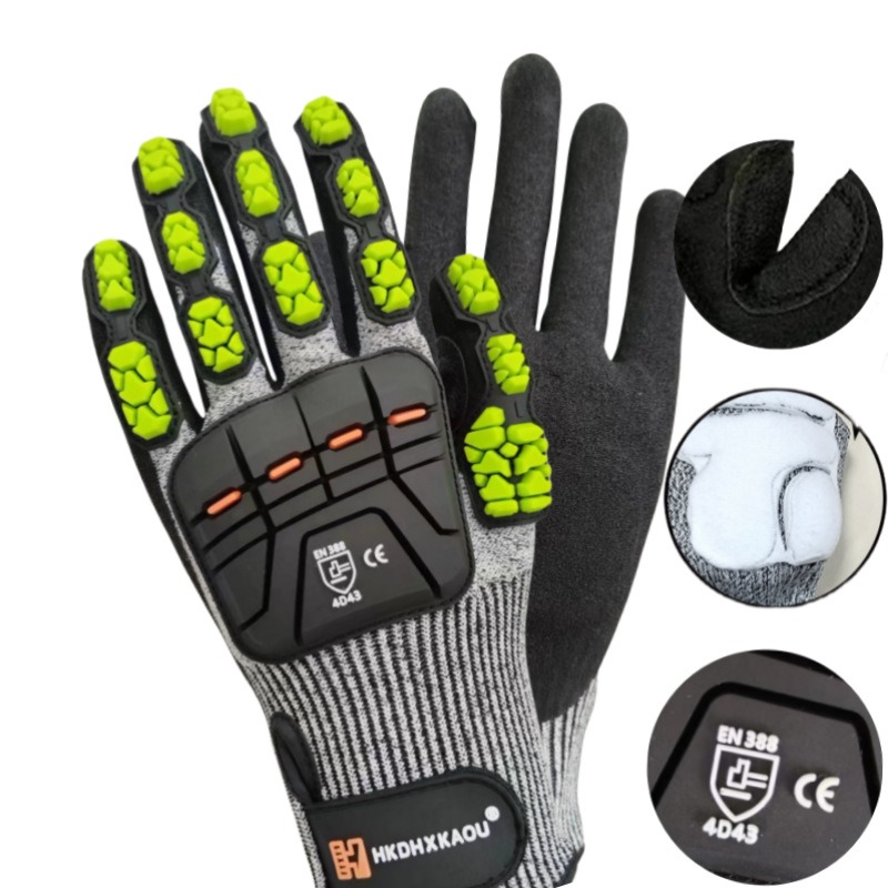 New TPR Mechanical Anti-Impact - Work Glove Impact 评论和价格