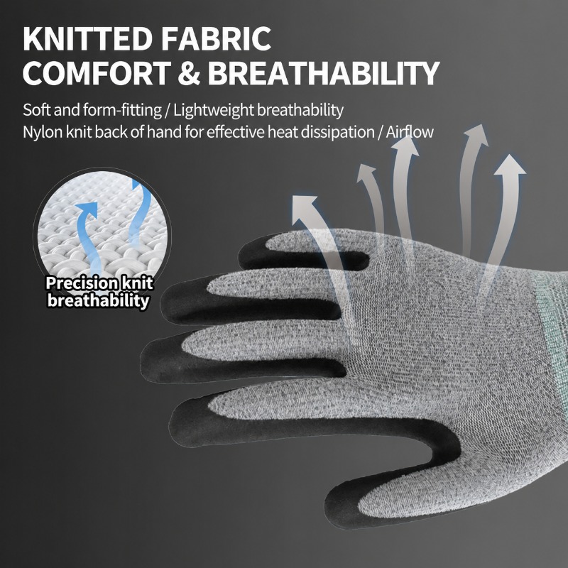15 Needle Polyester Nitrile Co - Nitrile Mechanic Glove 评论和价格