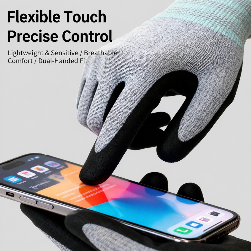 15 Needle Polyester Nitrile Co - Nitrile Mechanic Glove 评论和价格