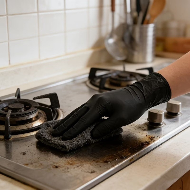 50PCS Food Grade Disposable Ni - Nitrile Mechanic Glove 评论和价格